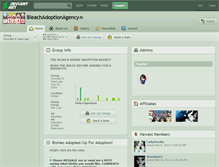 Tablet Screenshot of bleachadoptionagency.deviantart.com