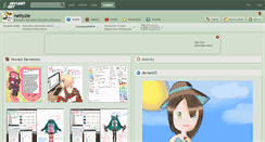 Desktop Screenshot of nellyzie.deviantart.com