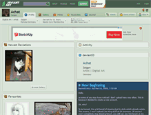 Tablet Screenshot of achat.deviantart.com