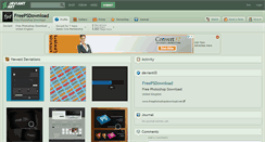 Desktop Screenshot of freepsdownload.deviantart.com