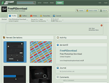 Tablet Screenshot of freepsdownload.deviantart.com