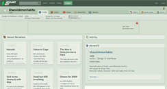 Desktop Screenshot of khaosxdemonxakito.deviantart.com