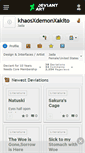 Mobile Screenshot of khaosxdemonxakito.deviantart.com