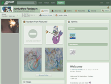 Tablet Screenshot of meranthro-fantasy.deviantart.com