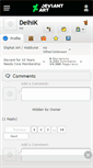 Mobile Screenshot of delhik.deviantart.com