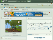 Tablet Screenshot of gauveldt.deviantart.com