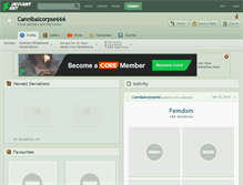 Tablet Screenshot of cannibalcorpse666.deviantart.com