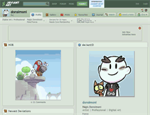 Tablet Screenshot of donsimoni.deviantart.com