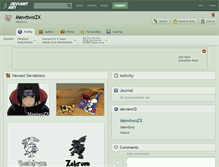 Tablet Screenshot of mewtwozx.deviantart.com