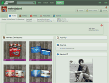 Tablet Screenshot of mehrdadsml.deviantart.com