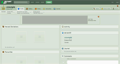 Desktop Screenshot of crownplz.deviantart.com