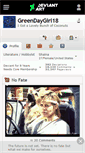 Mobile Screenshot of greendaygirl18.deviantart.com
