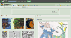 Desktop Screenshot of dinopants174.deviantart.com