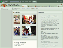 Tablet Screenshot of fairy-tail-cosplay.deviantart.com