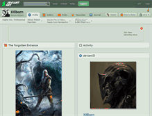 Tablet Screenshot of killborn.deviantart.com