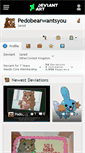 Mobile Screenshot of pedobearwantsyou.deviantart.com