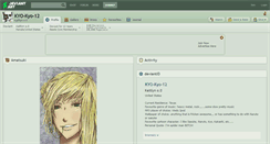 Desktop Screenshot of kyo-kyo-12.deviantart.com