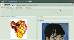Desktop Screenshot of elleiancole.deviantart.com