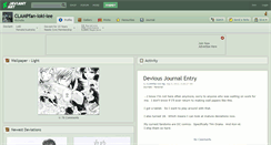 Desktop Screenshot of clampfan-loki-lee.deviantart.com