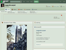 Tablet Screenshot of magneticcarpet.deviantart.com