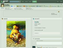 Tablet Screenshot of dranka.deviantart.com