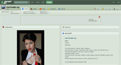 Desktop Screenshot of mevimake-up.deviantart.com