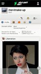 Mobile Screenshot of mevimake-up.deviantart.com