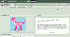 Desktop Screenshot of loviballet.deviantart.com