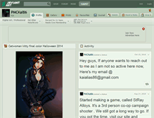 Tablet Screenshot of pmckai86.deviantart.com