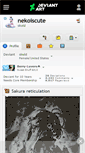 Mobile Screenshot of nekoiscute.deviantart.com