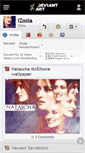 Mobile Screenshot of izosia.deviantart.com