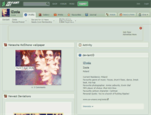 Tablet Screenshot of izosia.deviantart.com