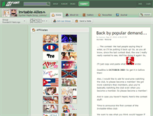 Tablet Screenshot of invisable-allies.deviantart.com