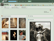 Tablet Screenshot of polaride.deviantart.com