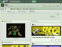 Tablet Screenshot of gdan.deviantart.com