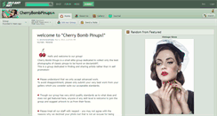 Desktop Screenshot of cherrybombpinups.deviantart.com