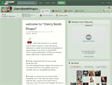 Tablet Screenshot of cherrybombpinups.deviantart.com