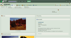 Desktop Screenshot of lumberjack.deviantart.com