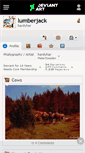 Mobile Screenshot of lumberjack.deviantart.com