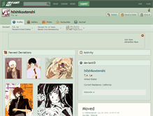 Tablet Screenshot of h0shikoxtenshi.deviantart.com