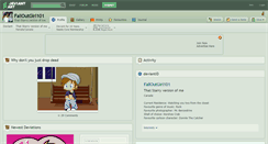 Desktop Screenshot of falloutgirl101.deviantart.com