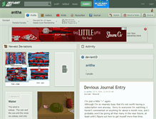 Tablet Screenshot of anitha.deviantart.com