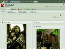 Tablet Screenshot of circusspider.deviantart.com