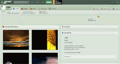 Desktop Screenshot of cula.deviantart.com