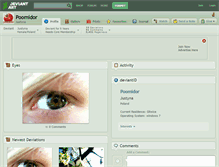Tablet Screenshot of poomidor.deviantart.com