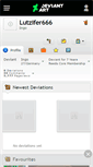 Mobile Screenshot of lutzifer666.deviantart.com