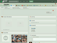 Tablet Screenshot of kanedas.deviantart.com