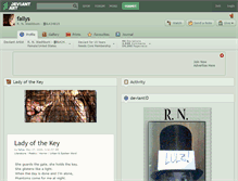 Tablet Screenshot of fallys.deviantart.com