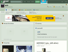 Tablet Screenshot of aisth.deviantart.com