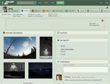Tablet Screenshot of jvvl.deviantart.com